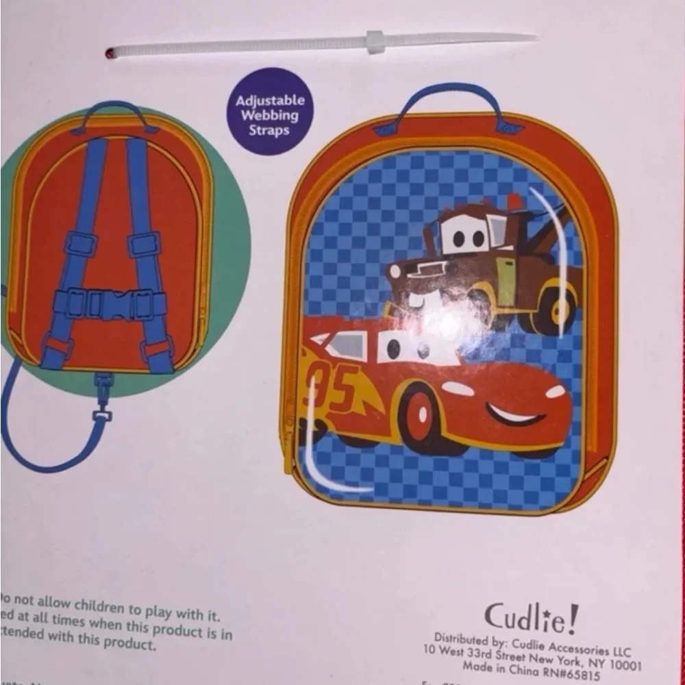 Disney Cars Toddler Backpack Harness